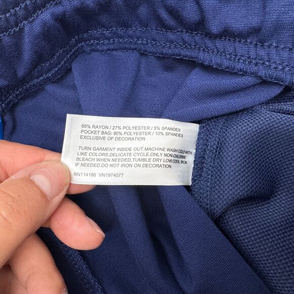 Prince Pickleball Mens Navy Jogger‎ Pants Size Medium Zipper Cuffs Pockets - Picture 6 of 15